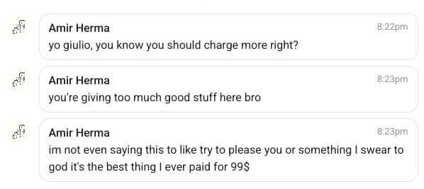 Community member testimonial 1