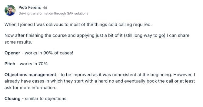 Community member testimonial 25