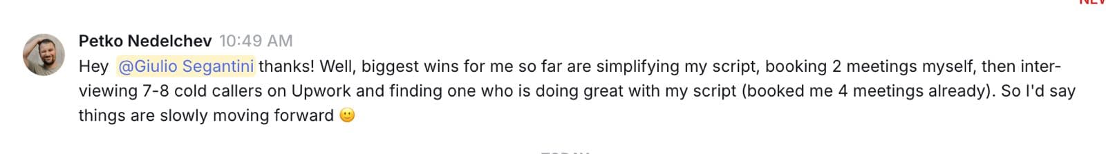 Community member testimonial 30